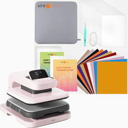 HTVRONT Auto Heat Press 2 - Smart 230V - Essential Budle