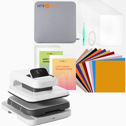 HTVRONT Auto Heat Press 2 - Smart 230V - Essential Budle