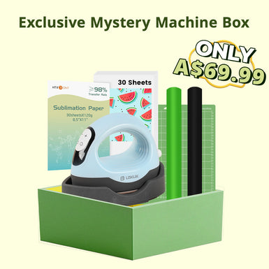 Exclusive Mystery Machine Box - Mini3 Heat Press & Heat Press Materials Included