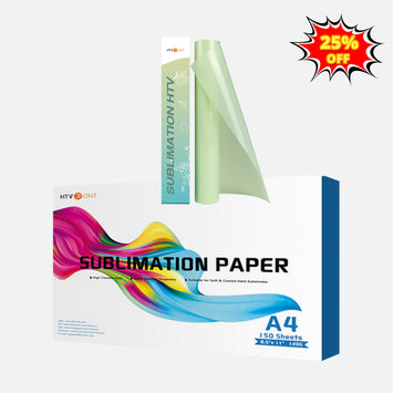 [SAVE A$16] 150pcs Sublimation Paper & 10FT Sublimation HTV Bundle