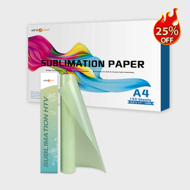 [SAVE A$16] 150pcs Sublimation Paper & 10FT Sublimation HTV Bundle