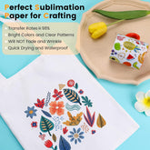 Sublimation Paper 8.5 x 11 inches - 30 Sheets/150 Sheets