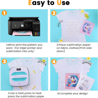 Sublimation Paper 8.5 x 11 inches - 150 Sheets