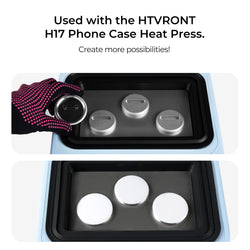 [Pre-Order] 58mm Sublimation Badge For H17 Phone Case Heat Press - 3 Pcs
