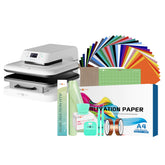 [New User Exclusive] Auto Heat Press Machine 15"x15" + Exclusive Bundle Worth A$144 (36 sheets HTV & 150 sheets Sublimation Paper A4 & Sublimation HTV 12"x5ft & Tools Bundle)