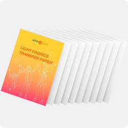 Light Heat Transfer Paper - 8.5" X 11" 10 Pack