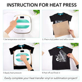 HTVRONT 10" x 10" (25 x 25 cm) Heat Press Machine (230V)