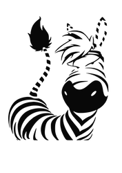 【MEMBER ONLY】HTVRONT Free SVG File for Download - Zebra