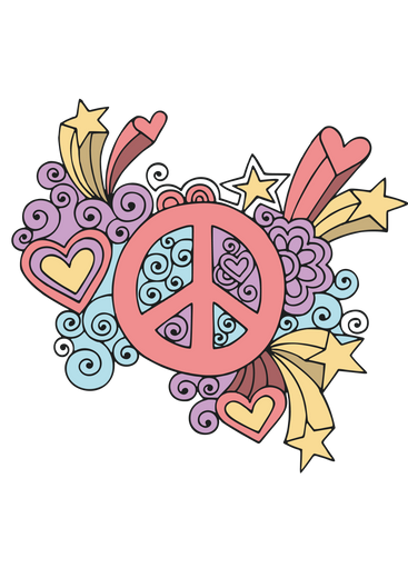 【MEMBER ONLY】HTVRONT Free SVG File for Download - Peace-and-Love