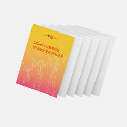 Light Heat Transfer Paper - 8.5" X 11" 6 Pack