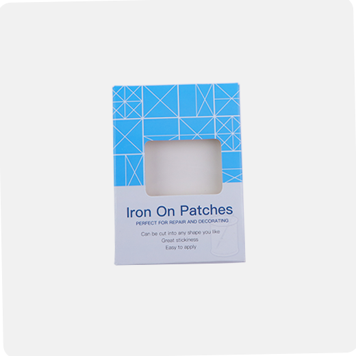 Iron on Patches - 3" by 4-1/4"  20 Pack  (4 Assorted Colors)