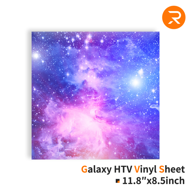 Galaxy Heat Transfer Vinyl Sheet - 11.8" x 8.5" Single Pack (2 Colors)