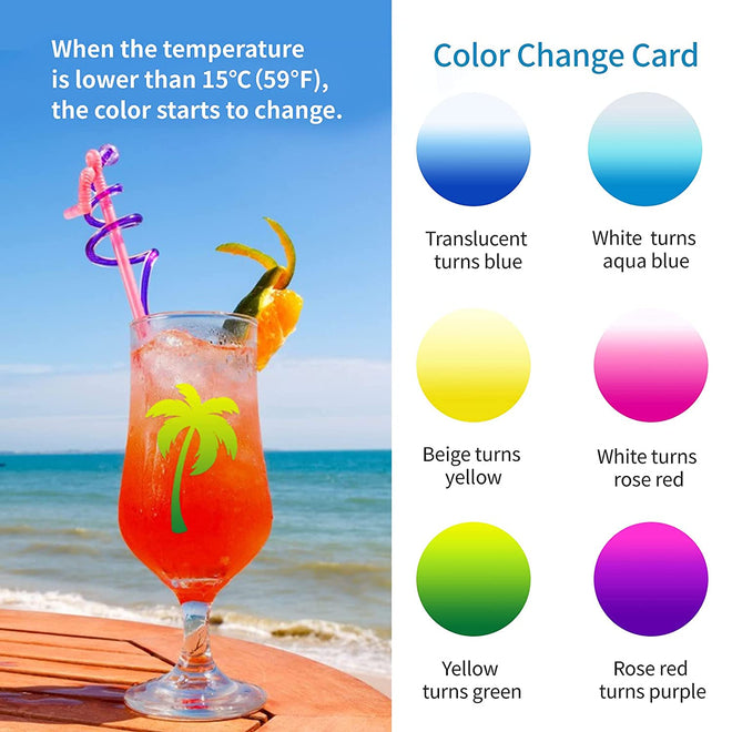 Cold Color Changing Adhesive Vinyl Bundle - 12" x 10" 8 pack