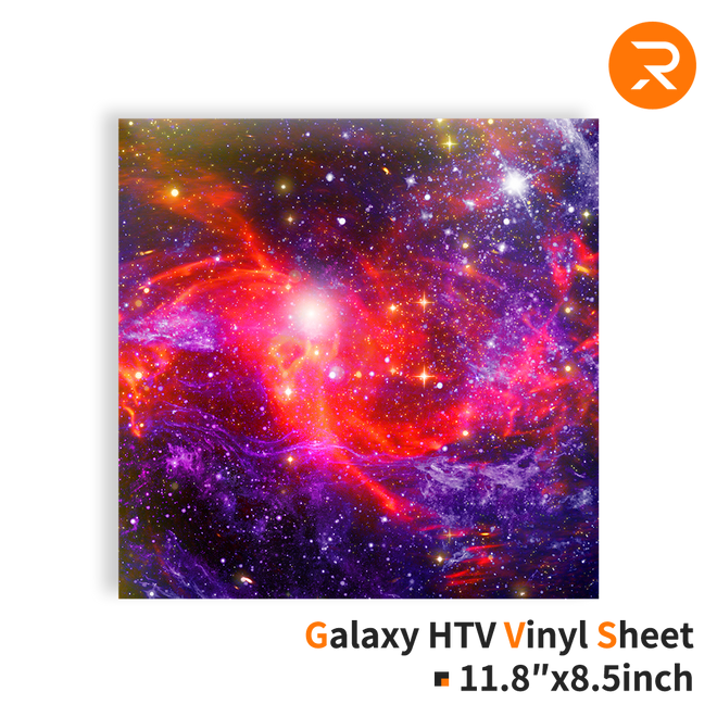 Galaxy Heat Transfer Vinyl Sheet - 11.8" x 8.5" Single Pack (2 Colors)