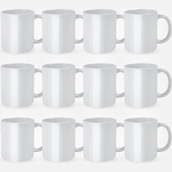 Sublimation Mugs Blank 11 oz - 12 Pack Tazas Para Sublimation