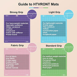 Cutting Mat Bundle - 12" x 12" 5 Pack (4 Assorted Colors)