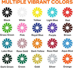 Heat Transfer Vinyl Bundle - 12'' x 3 FT (20 Colors)