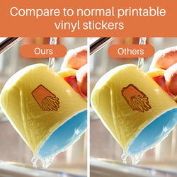 Sublimation Waterproof Sticker Paper Glossy - 20 Pcs