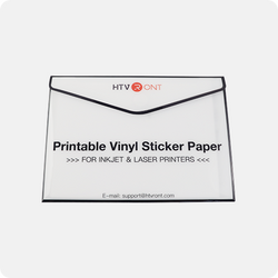 Glossy Printable Vinyl Bundle - 8.5"x11" Inch 15 sheets