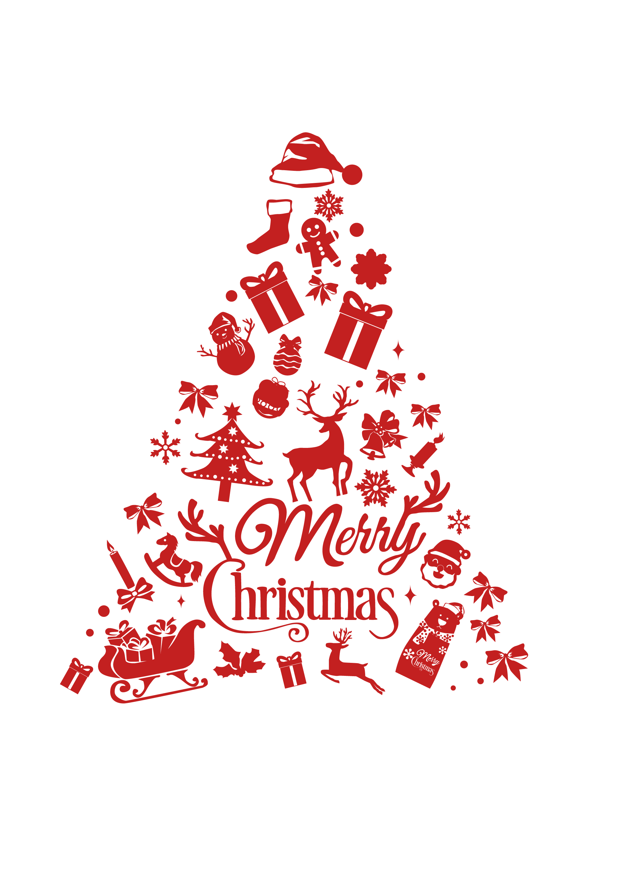 Merry Christmas SVG Free for Cricut – HTVRONT AU Store