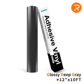 Permanent Adhesive Vinyl Roll - 12"x10 Ft （35 Colors)