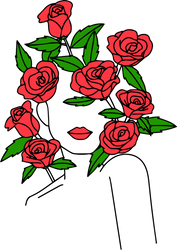 【MEMBER ONLY】HTVRONT Free SVG File for Download - Lady Rose