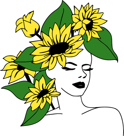 【MEMBER ONLY】HTVRONT Free SVG File for Download - Ms. Sunflower