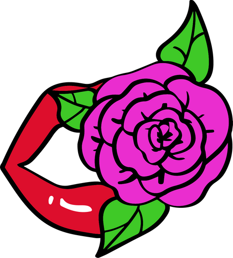 【MEMBER ONLY】HTVRONT Free SVG File for Download - Roses and lips