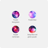 Galaxy Heat Transfer Vinyl Sheet - 11.8" x 8.5" Single Pack (2 Colors)