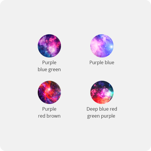 Galaxy Heat Transfer Vinyl Sheet - 11.8" x 8.5" Single Pack (2 Colors)