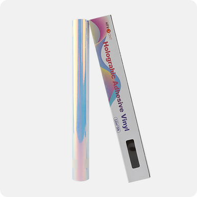 Holographic Adhesive Vinyl Roll - 12"x5 FT (16 Colors Available)