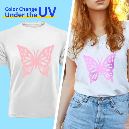 UV Color Changing Heat Transfer Vinyl - 12" x 5ft