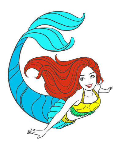 【MEMBER ONLY】HTVRONT Free SVG File for Download - mermaid