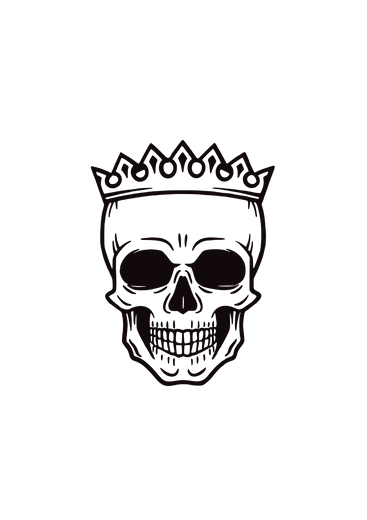 【MEMBER ONLY】HTVRONT Free SVG File for Download - Skull with Crown