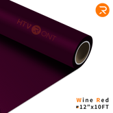 Heat Transfer Vinyl Roll - 12"x10 Ft (36 Colors）